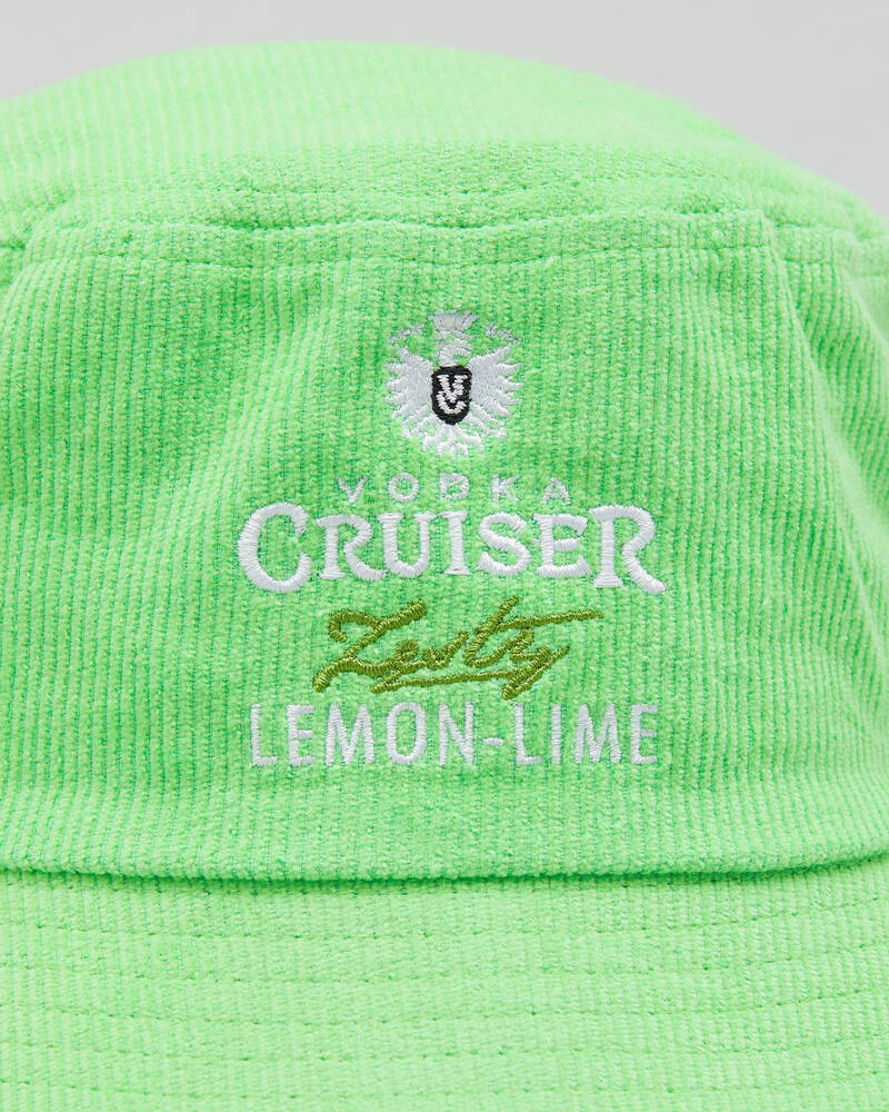 Vodka Cruiser Lemon Lime Cord Bucket Hat for Mens
