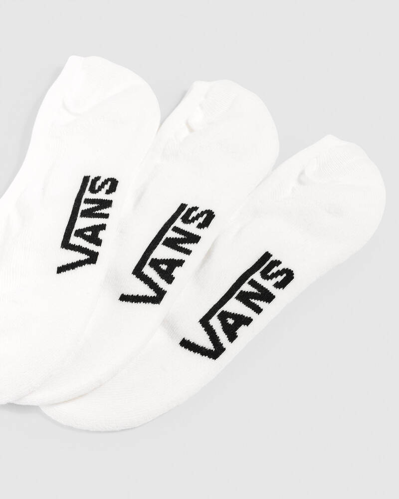 Vans Classic No Show Socks 3 Pack for Mens