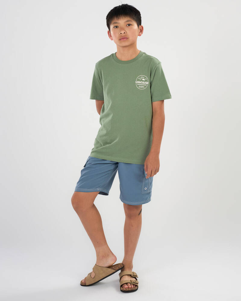Quiksilver Boys' Original Stamp T-Shirt for Mens