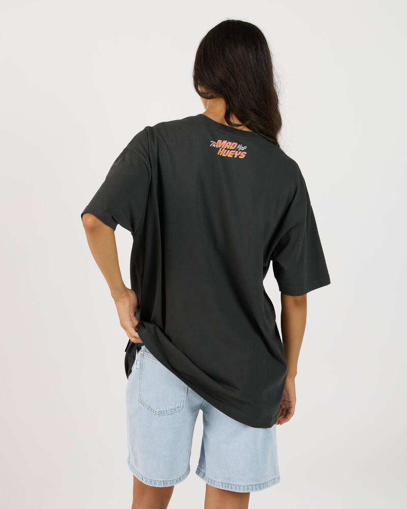 The Mad Hueys See You On The Track Oversized T-Shirt for Womens