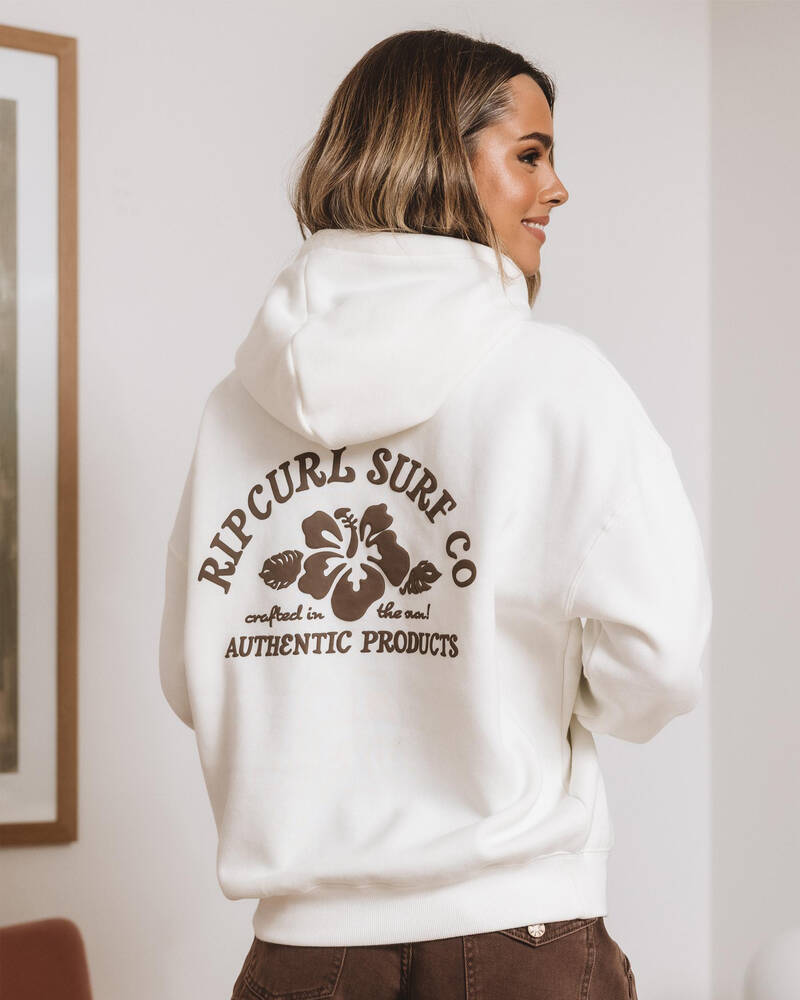 Rip Curl Surf Party Puff Heritage Hoodie for Womens