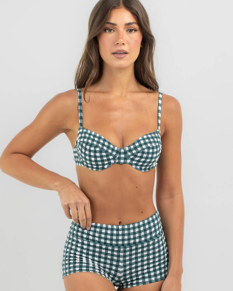 Roxy The Plaid Pulse Underwire Bikini Top for Womens