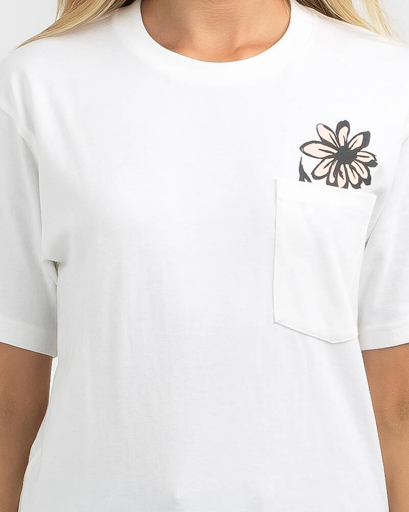 Vans Brush Petal T-Shirt for Womens