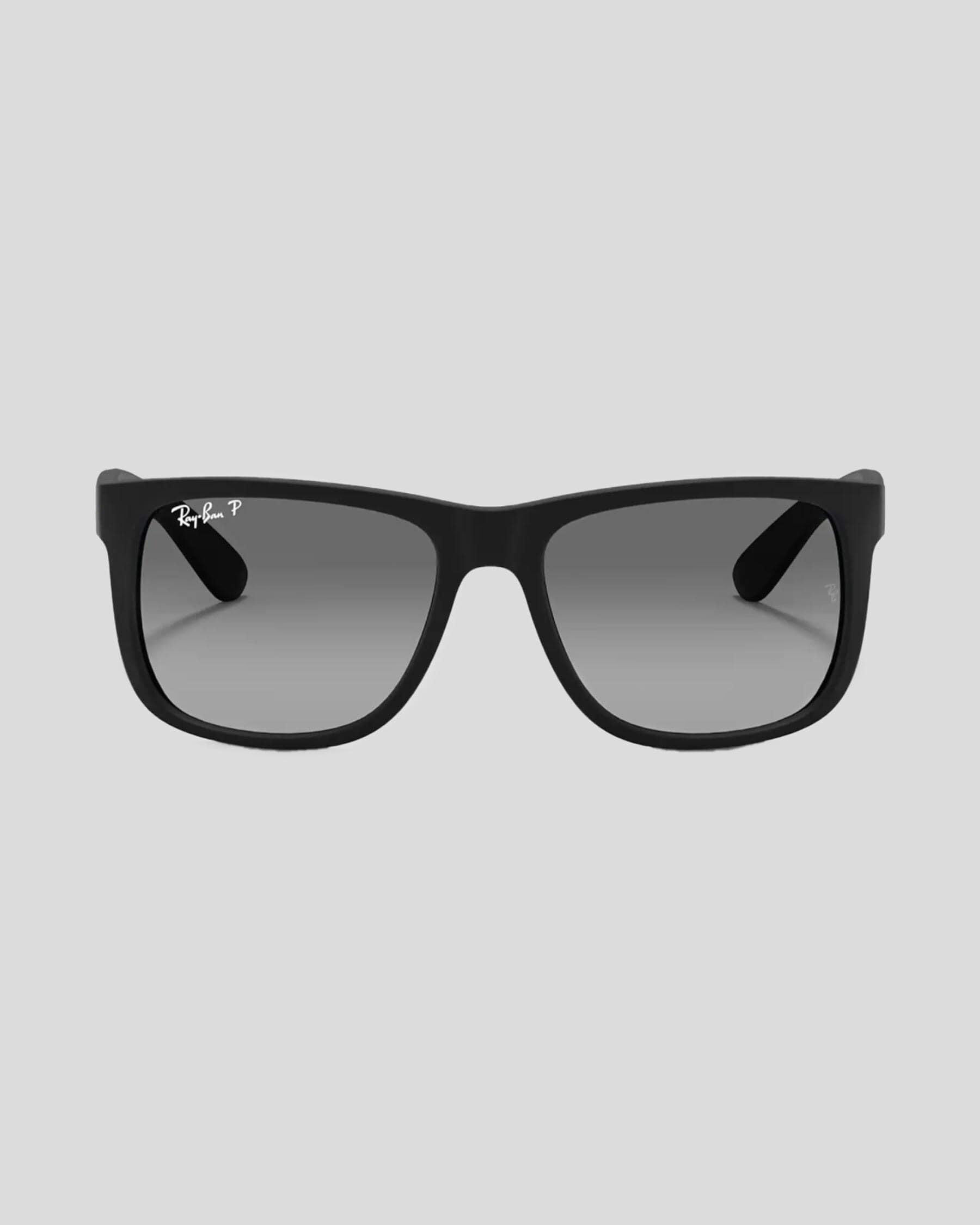 Ray-Ban Justin Classic RB4165 Sunglasses In Black Rubber - FREE
