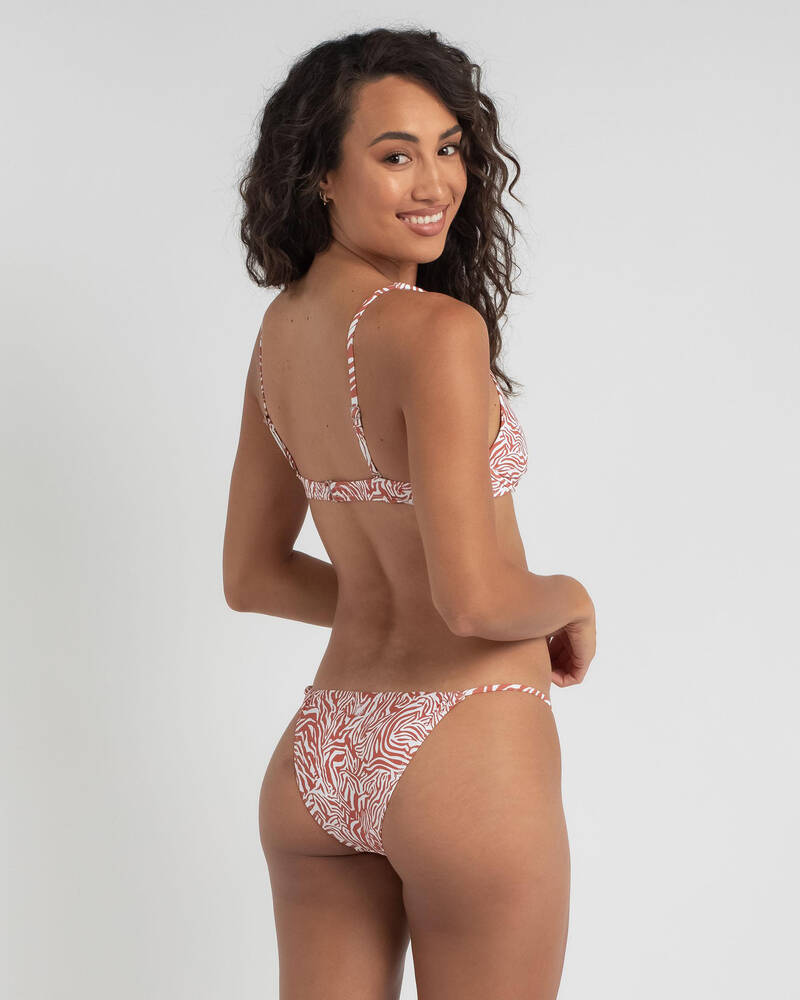 Rhythm Hallie Tan Line Itsy Bikini Bottom for Womens