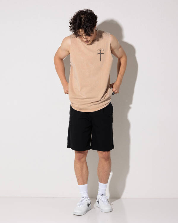 Lucid Precision Pleated Walk Shorts for Mens