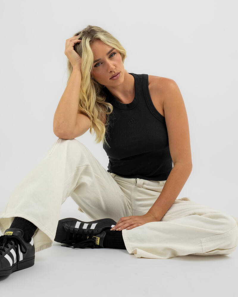 adidas Lounge Rib Tank Top for Womens