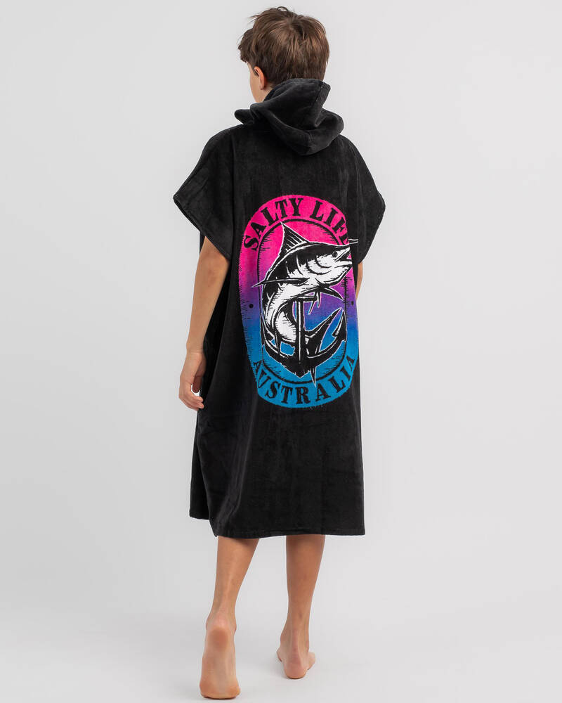 Salty Life Boys' Cheers Hooded Towel for Mens