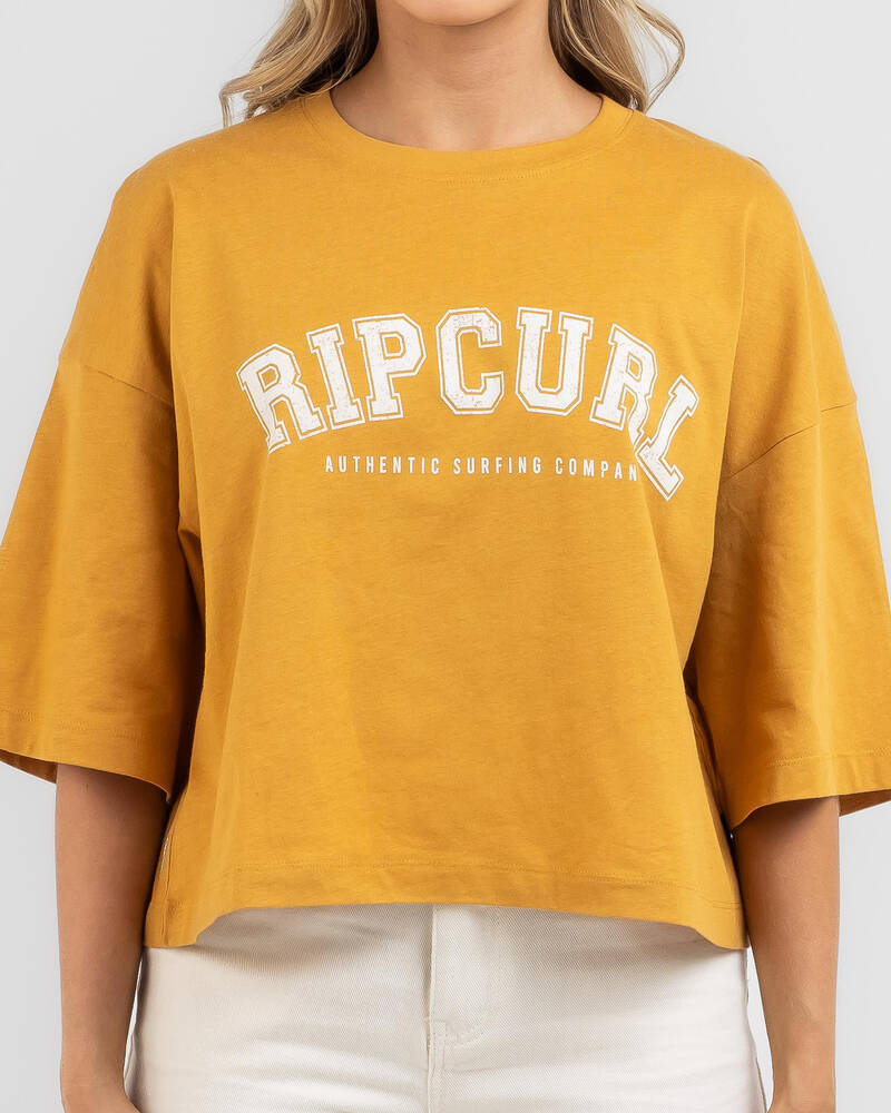 Rip Curl Seacell Crop Heritage T-Shirt for Womens