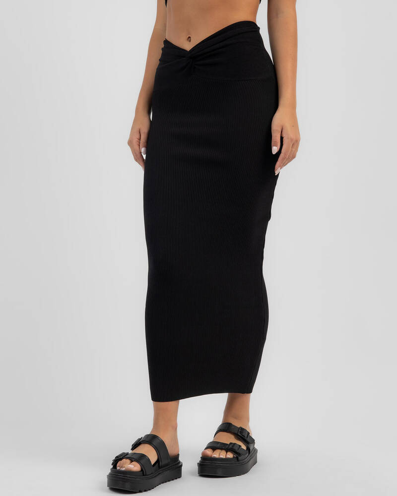 Ava And Ever Knot Maxi Skirt for Womens
