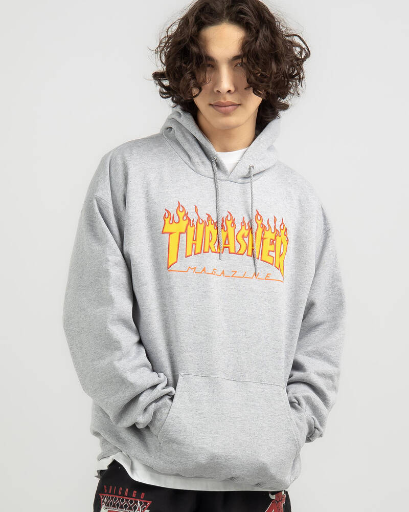 Thrasher Flame Logo Hoodie for Mens