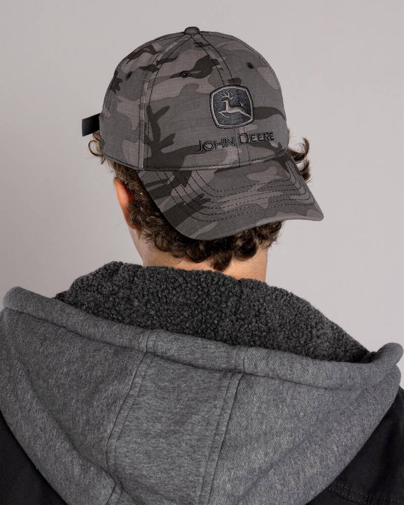 John Deere Storm Camo Embroidered Cap for Mens