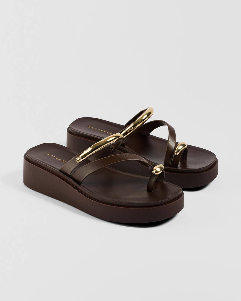 Ava And Ever Dolly Flatform Shoes for Womens