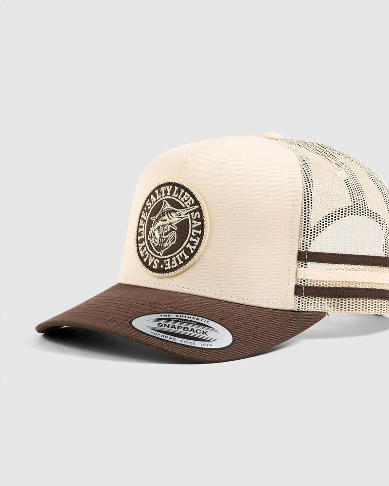 Salty Life Once Bitten 4.0 Trucker Cap for Mens