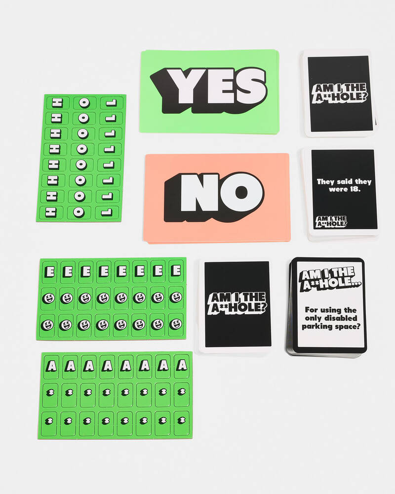 Funnybone Am I The A**hole Game for Unisex