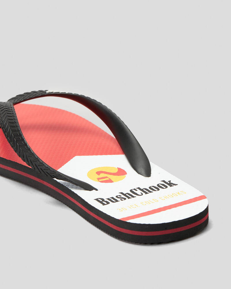 Bush Chook Smoko Thongs for Mens