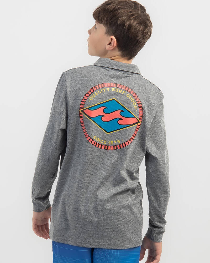 Billabong Boys' Shoreline Fisho Long Sleeve Wet Shirt for Mens