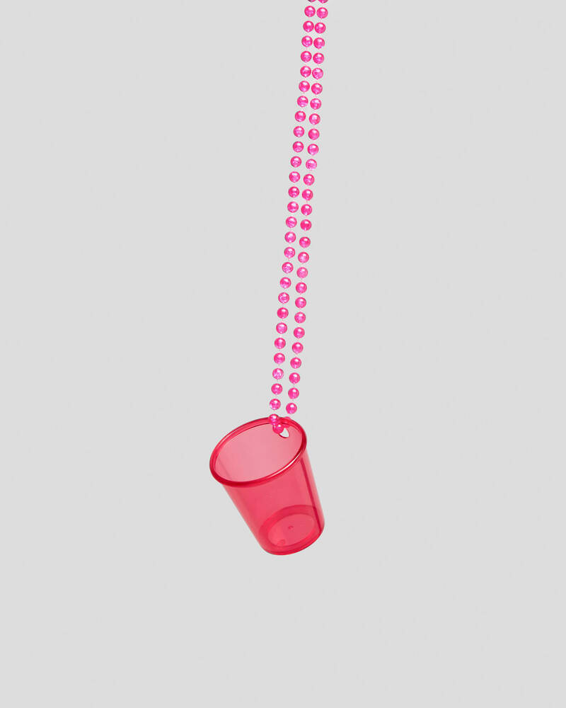 Get It Now Shot Glass Party Necklace for Unisex