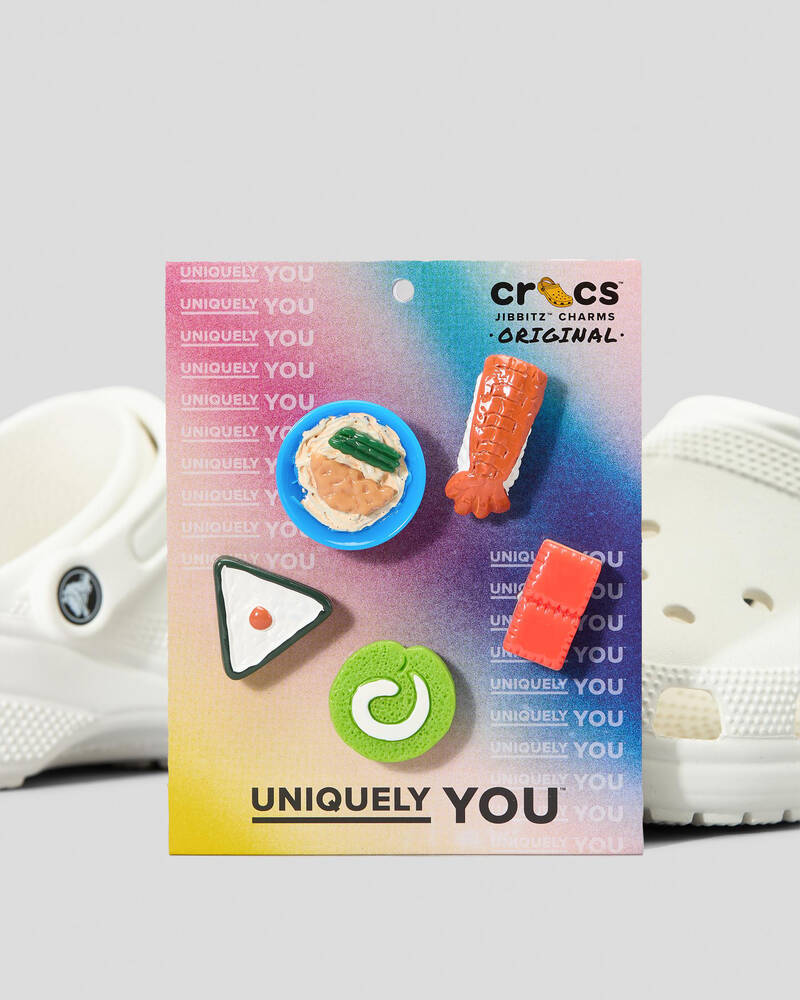 Crocs 3D Mini Sushi Party Jibbitz 5 Pack for Unisex