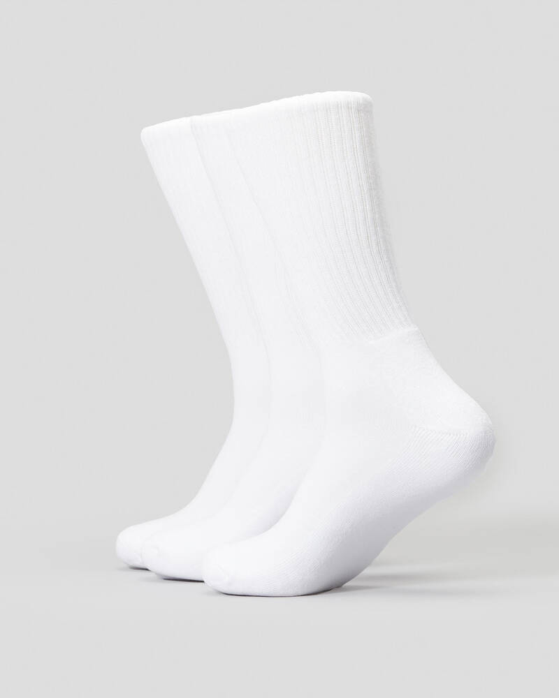 Stussy Helvetica Socks 3 Pack for Mens