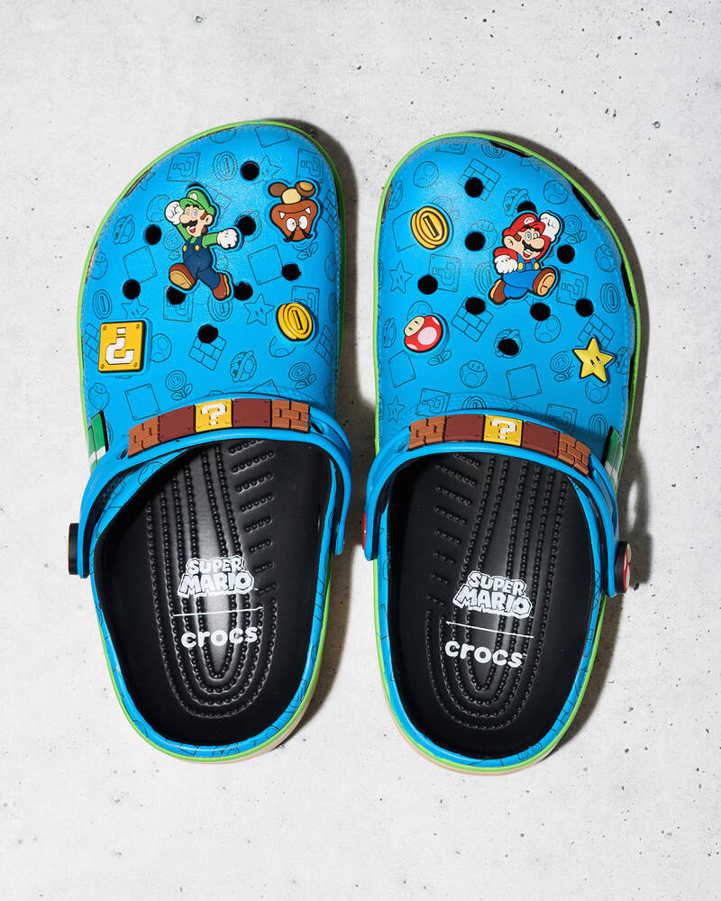 Crocs Classic Super Mario Core Clogs for Unisex