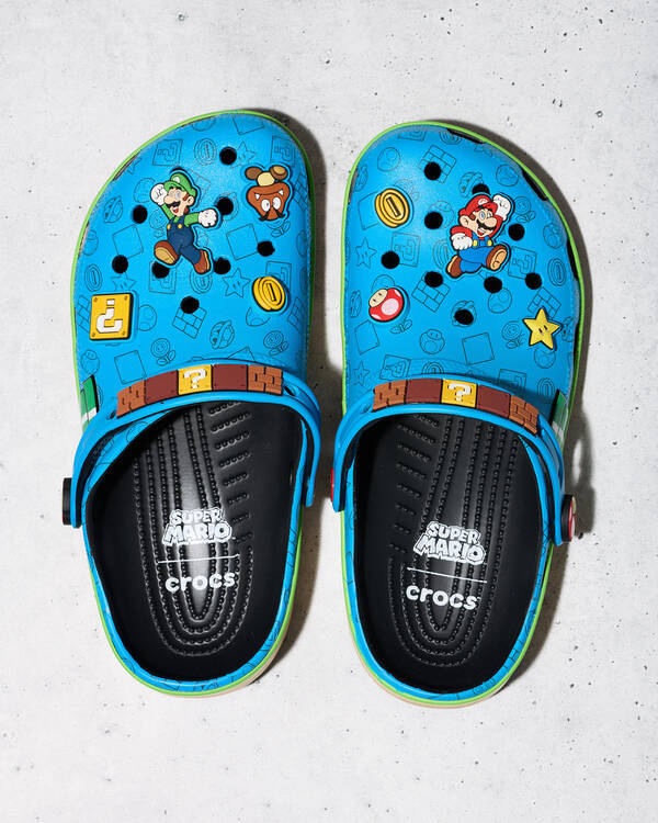 Crocs Classic Super Mario Core Clogs for Unisex