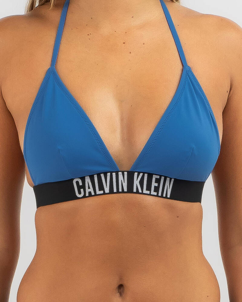 Calvin Klein Fixed Triangle Bikini Top for Womens