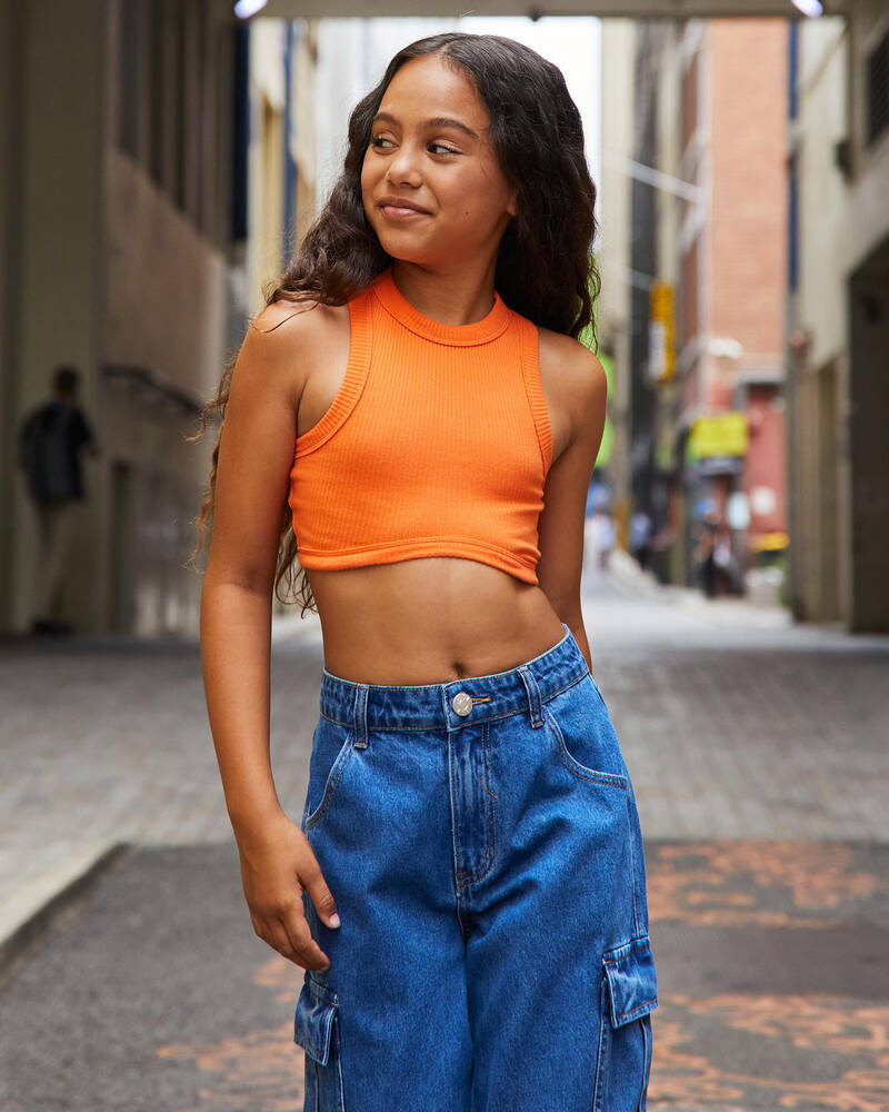 Ava And Ever Girls' Kendra Ultra Crop Top for Womens