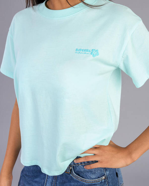 Rip Curl Girls' Hibiscus Heat Logo T-shirt for Womens