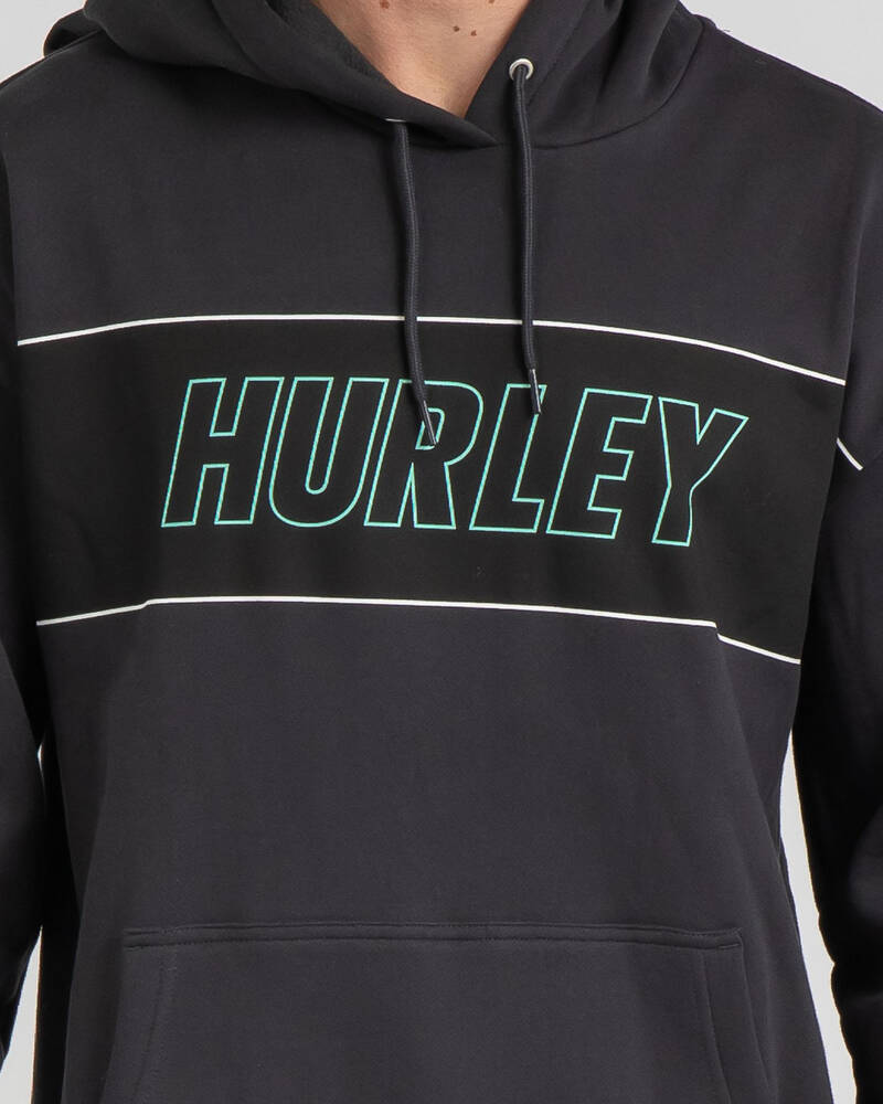 Hurley Fastlane Solid Fleece Hoodie for Mens