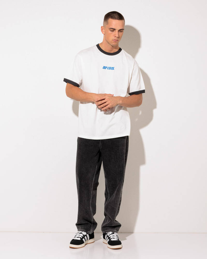 Rip Curl Liquid Trips Ringer T-Shirt for Mens