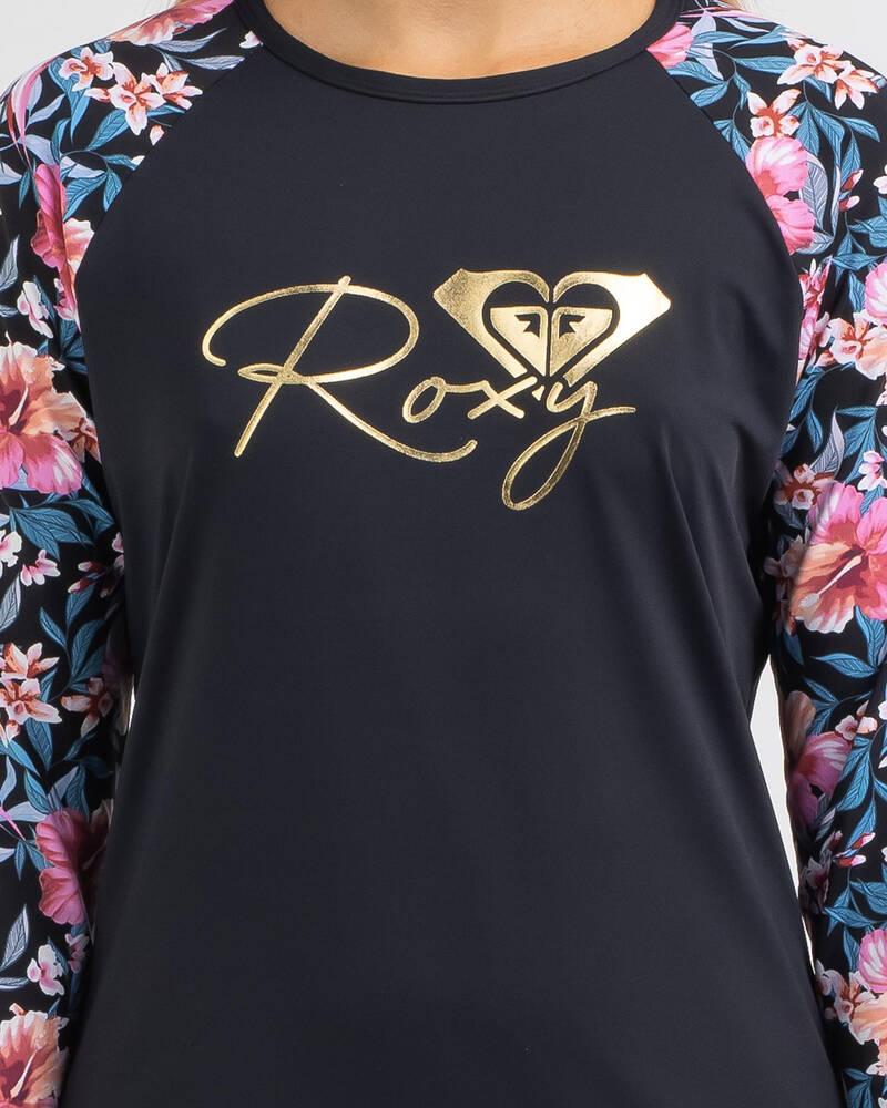 Roxy Tropic Island Long Sleeve Rash Vest for Womens