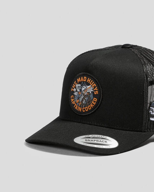 The Mad Hueys Captain Cooked Twill Trucker Cap for Mens
