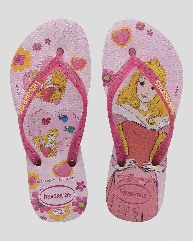 Havaianas Kids' Slim Princess Sleeping Beauty Thongs for Womens