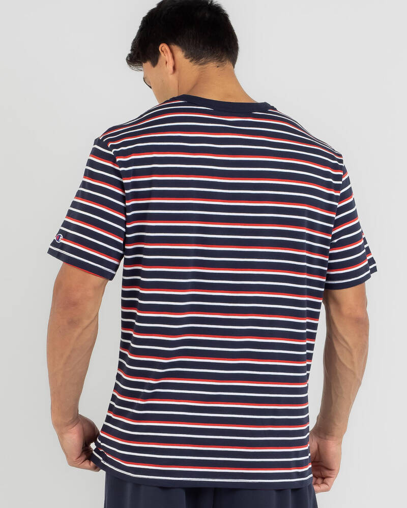 Champion Stripe T-Shirt for Mens