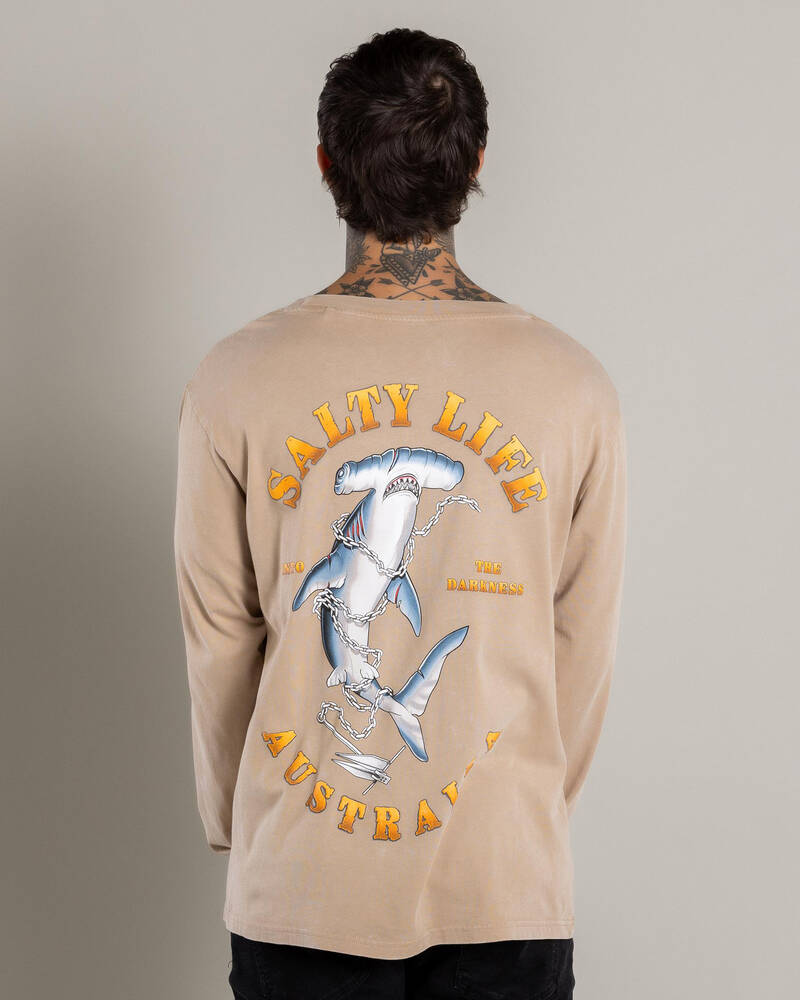 Salty Life Force Long Sleeve T-Shirt for Mens