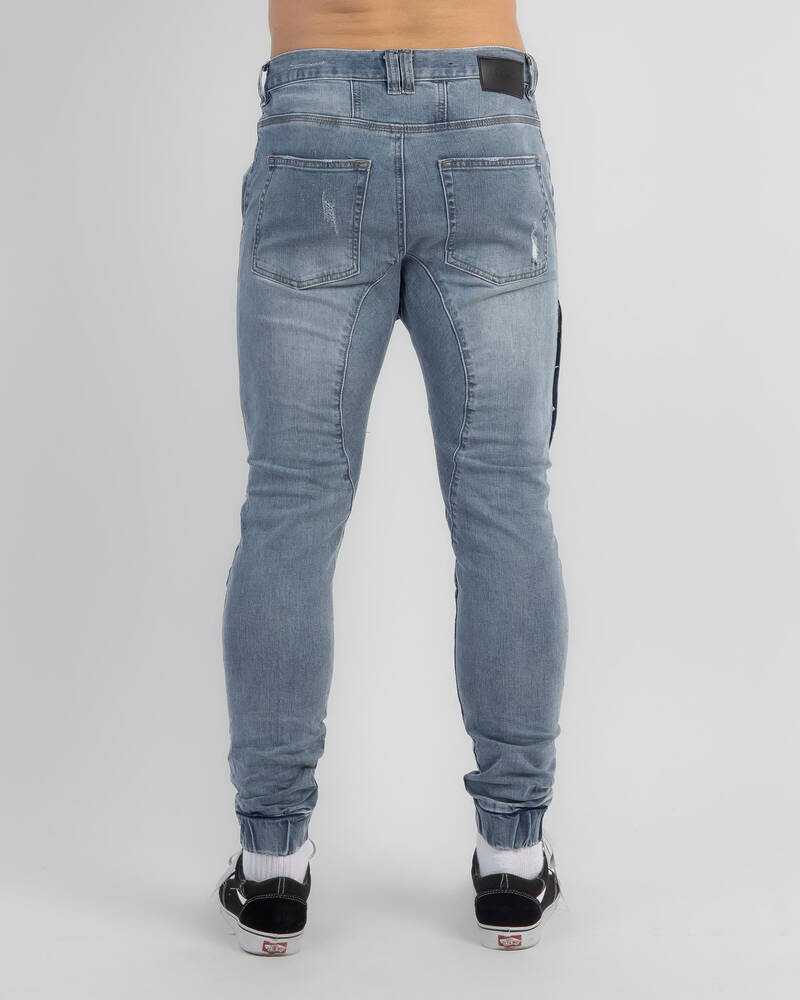 Kiss Chacey Spartan Denim Jogger Pants for Mens