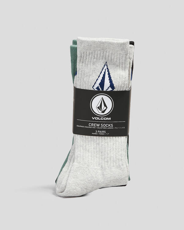 Volcom Full Stone Socks 3 Pack for Mens