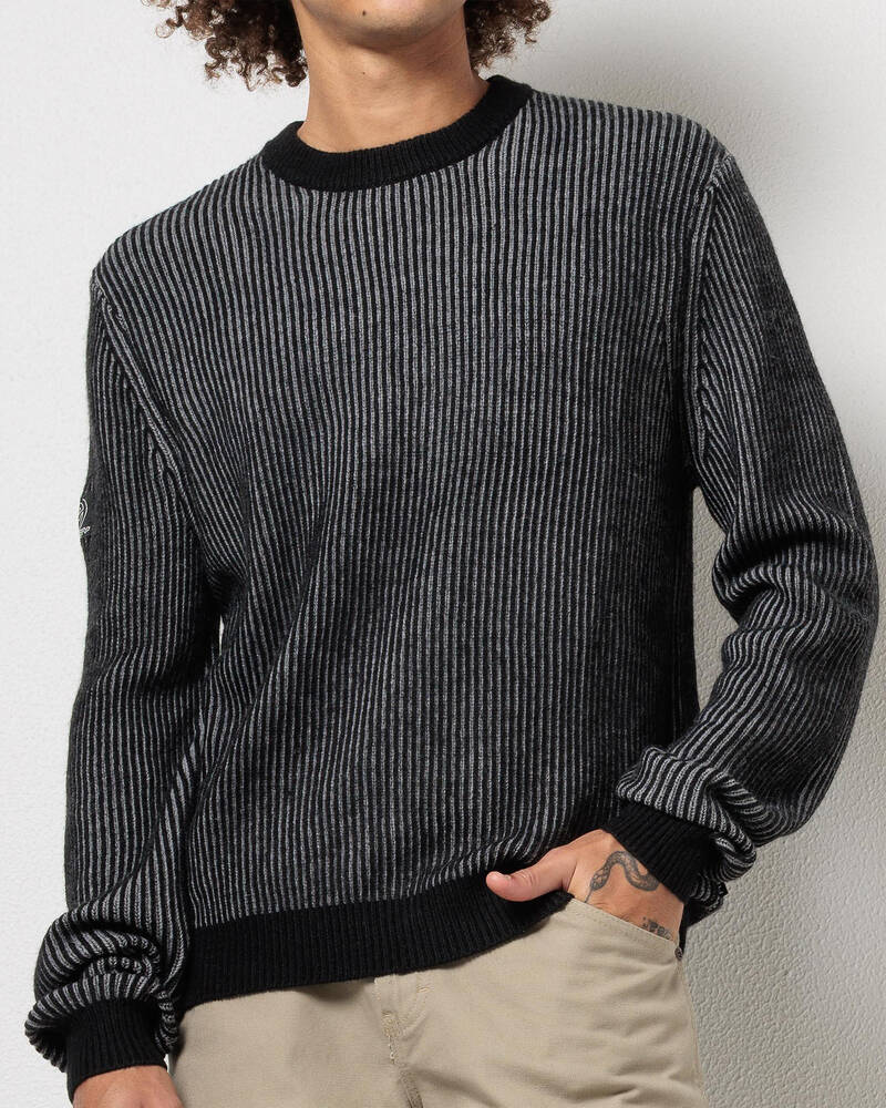 Rusty Cubes Knit Sweater for Mens