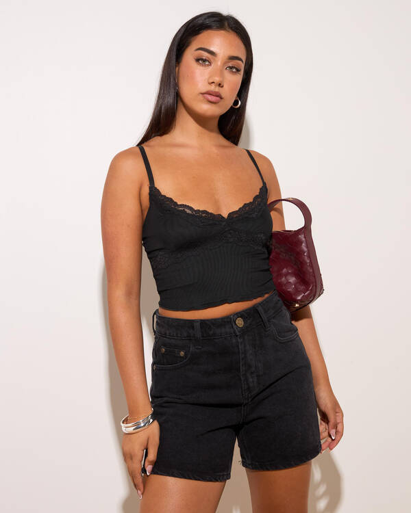 DESU Byron Mid Denim Shorts for Womens