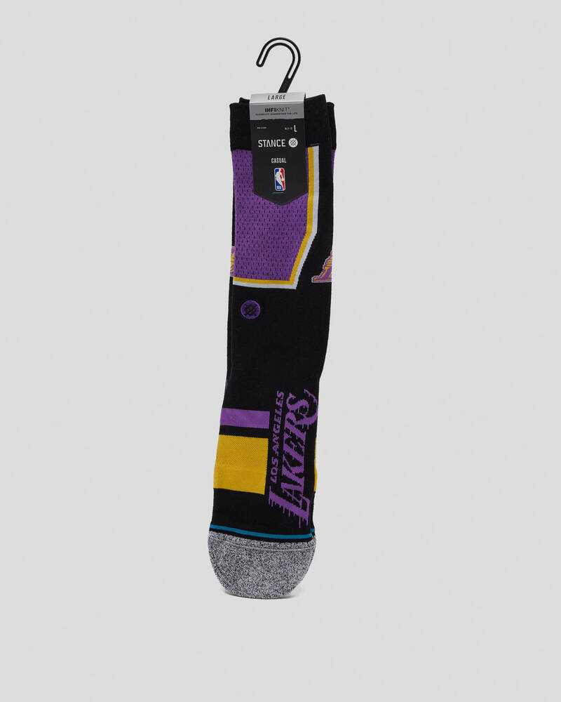 Stance Lakers Shortcut 2 Socks for Mens