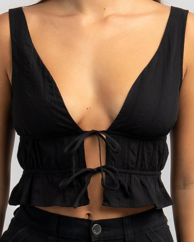 Mooloola Stevie Tie Up Cami Top for Womens