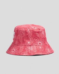Santa Cruz Girls' Vibes Repeat Mono Bucket Hat for Womens image number null