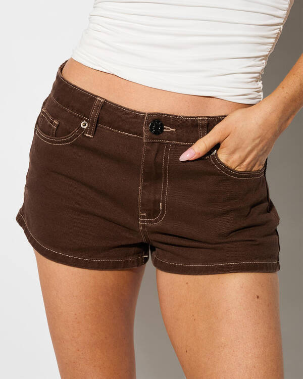 South Beach Micro Denim Shorts
