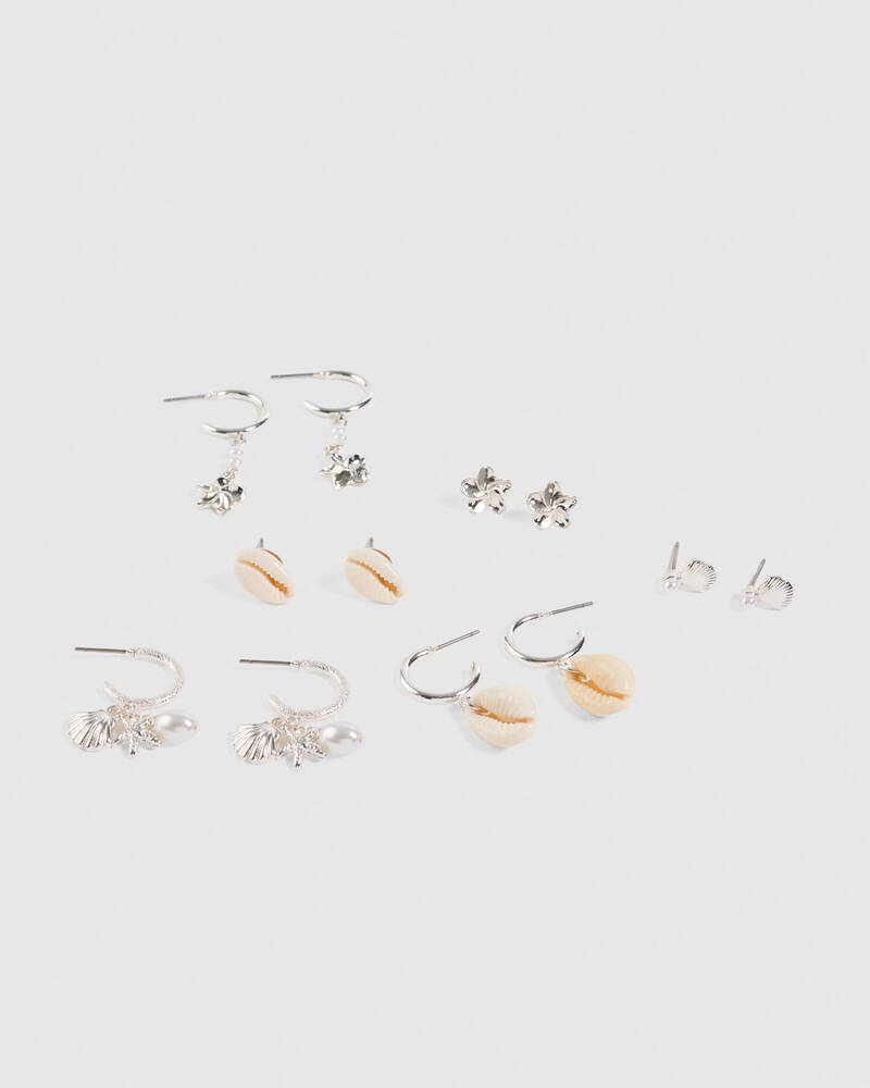 Karyn In LA Kaia Frangipani Earring Pack for Womens
