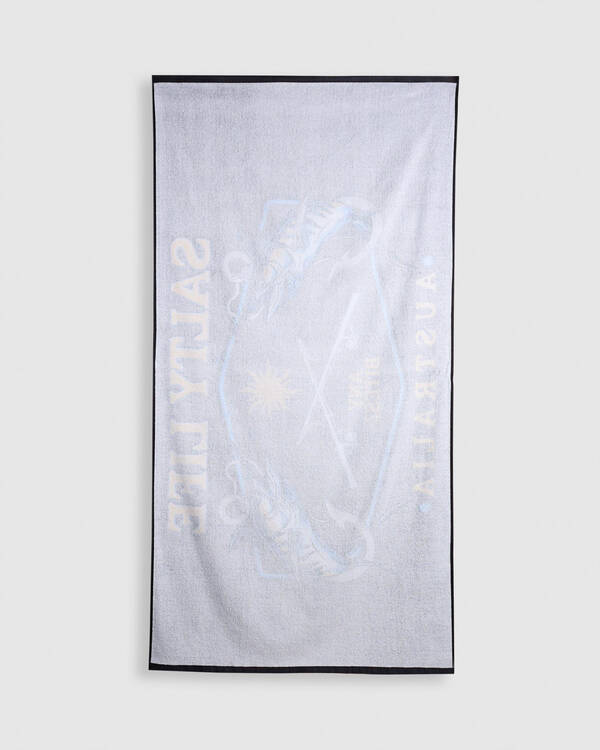 Salty Life Anglers Dream Beach Towel for Mens