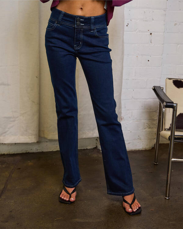 Jawbreaker Low Waist Flare Jeans