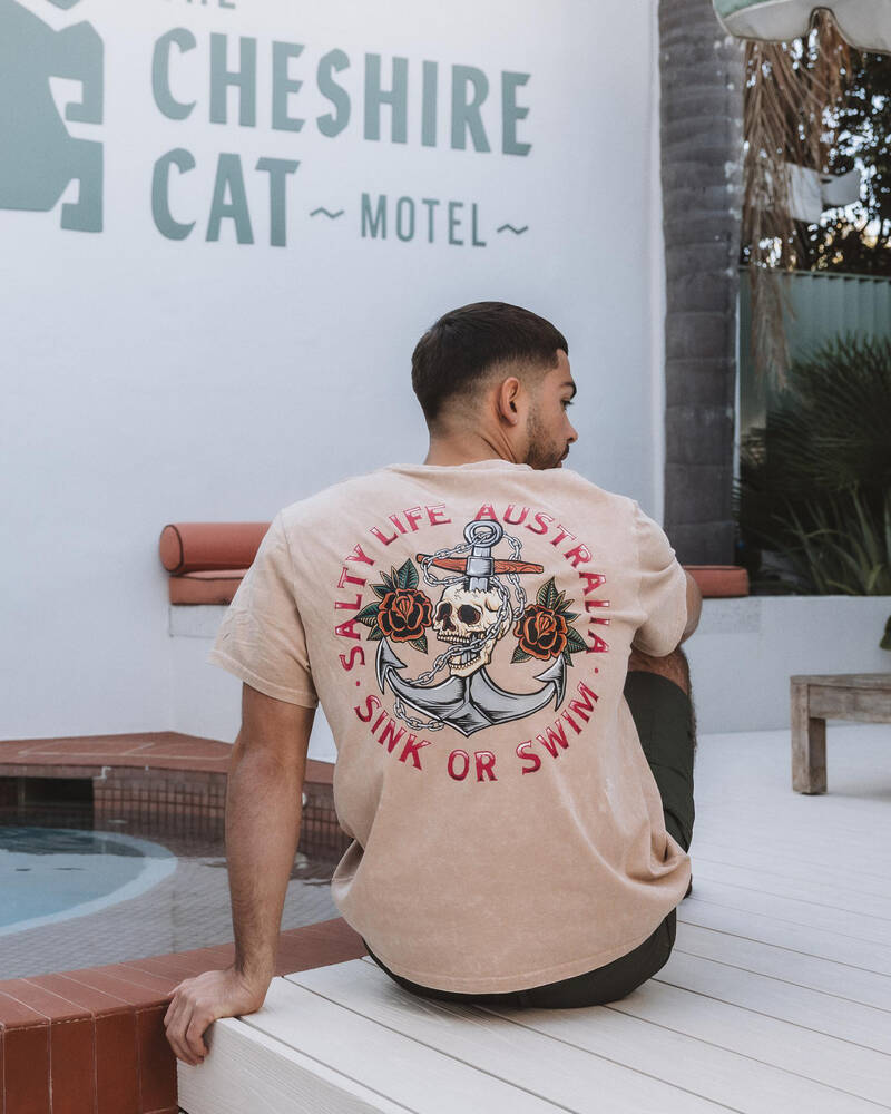 Salty Life Sink or Swim T-Shirt for Mens