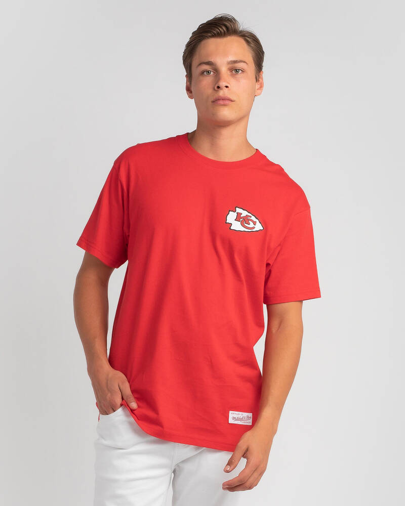 Mitchell & Ness Kansas City NFL Retro Repeat T-Shirt for Mens