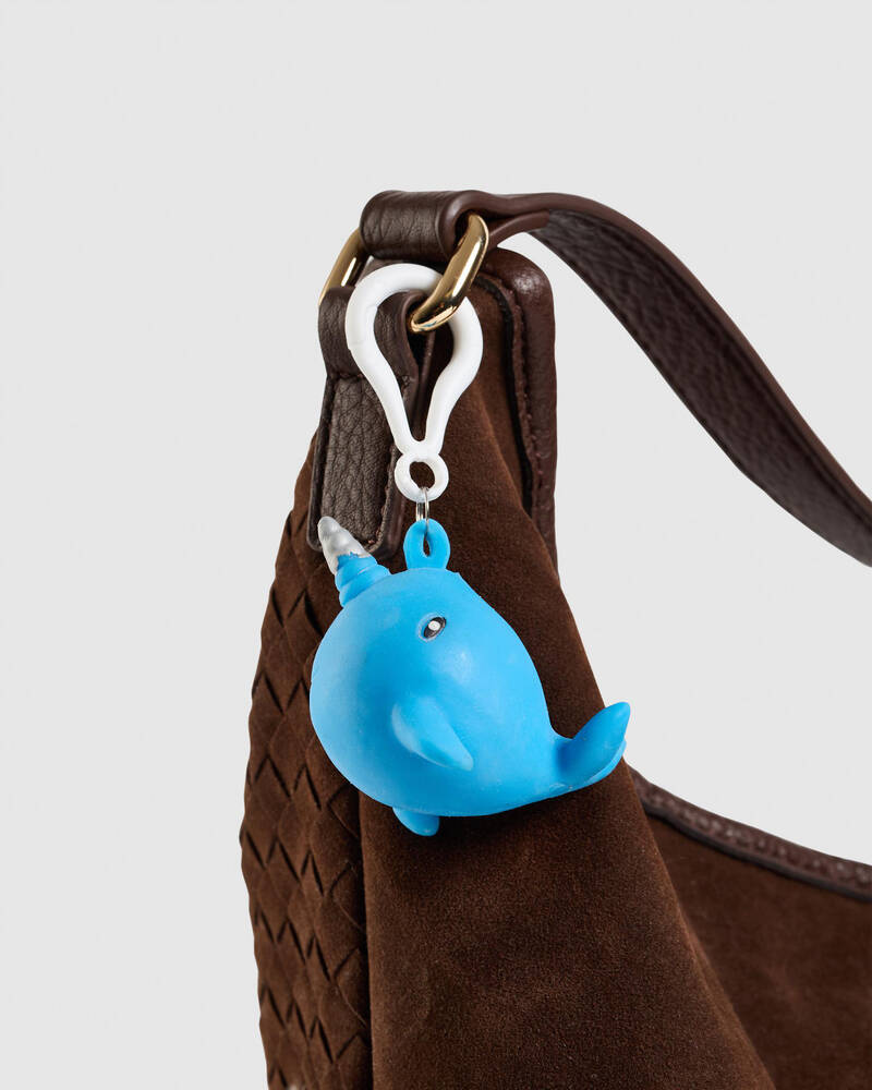 Keycraft Squishy Narwhal Bag Charm for Womens